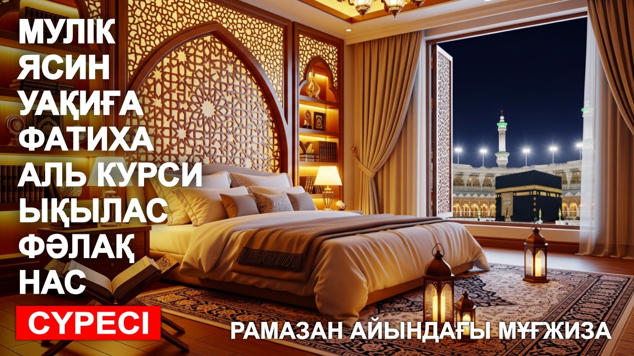 РАМАЗАН АЙЫНДАҒЫ МҰҒЖИЗА | МҮЛК, ЯСИН, УАҚИҒА, ФАТИХА, АЯТУЛЬ КУРСИ, ЫҚЫЛАС, ФӘЛАҚ, НАС 🤲 #құран