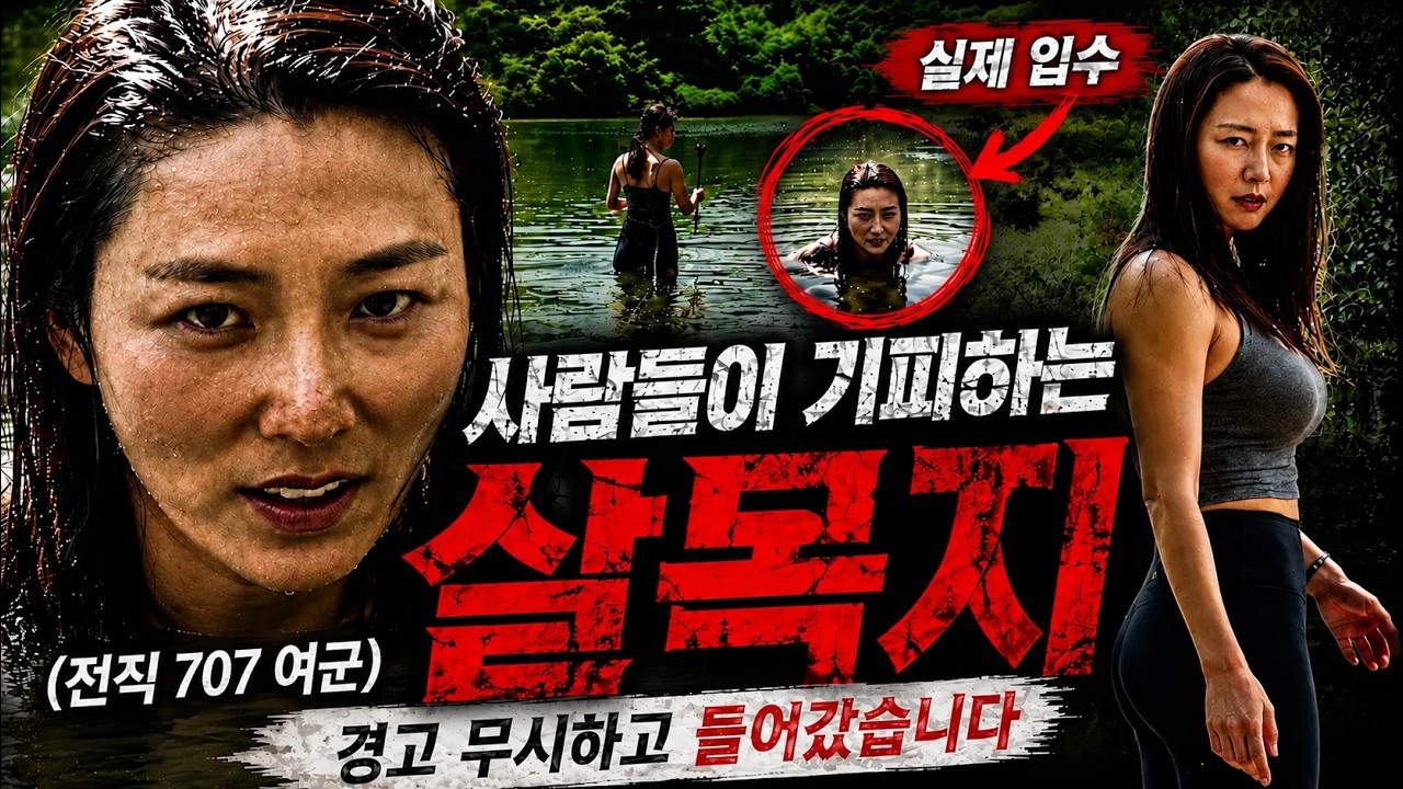(소름주의) 살목지에 맨몸으로 들어간 특전사, 707 출신 여군ㅣ귀신의 흔적?ㅣ 물속에서 발견한 소름 돋는 물건의 정체?
