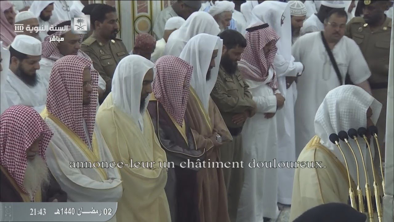 ليلة 3 رمضان 1440 هـ | صلاة التراويح من المسجد النبوي لفضيلة الشيخ د. أحمد الحذيفي ~ HD