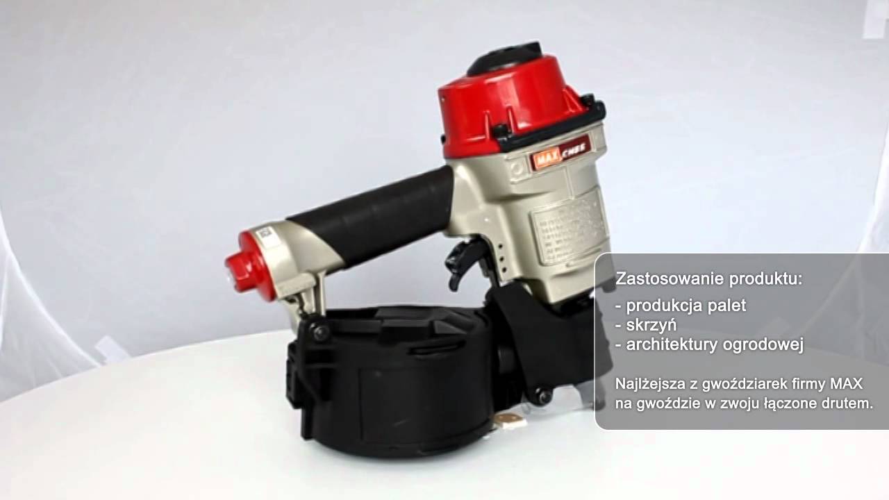 Gwoździarka do palet MAX CN55 - prezentacja produktu
