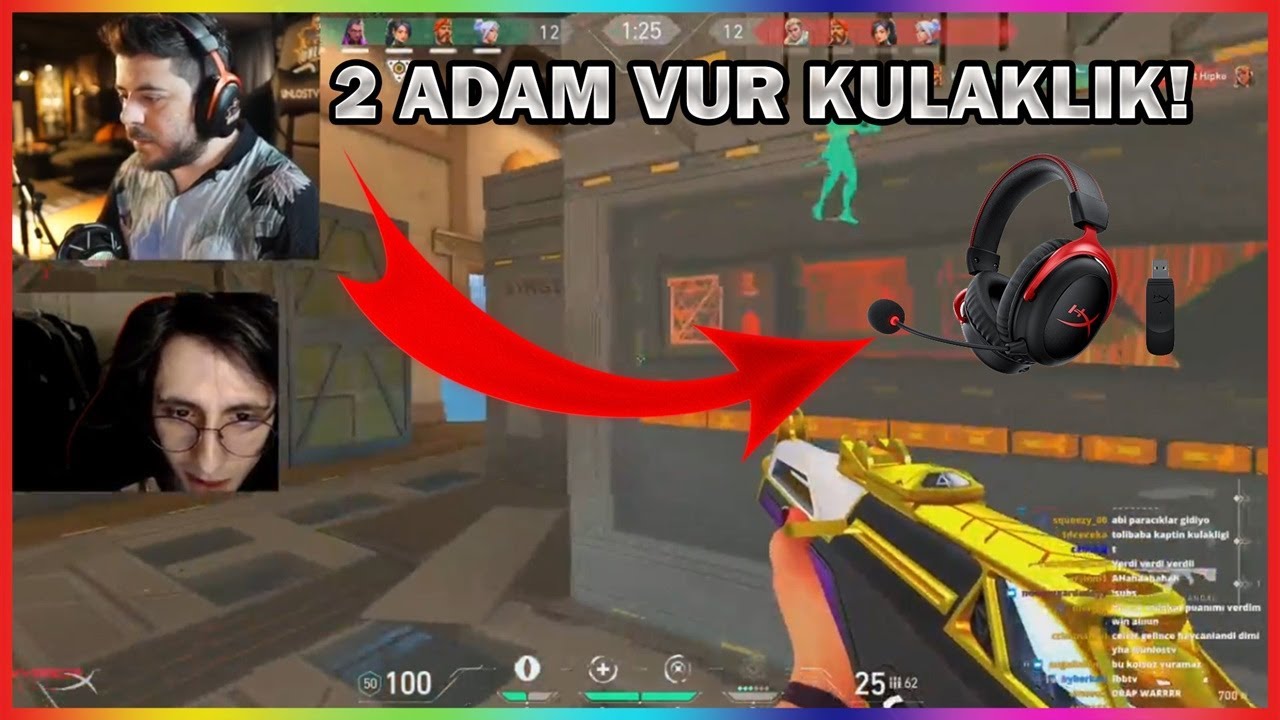 UNLOST TOLUNAYA 2 VUR KABLOSUZ KULAKLIK ALICAM DERSE! VALORANT
