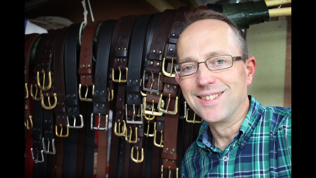 Leather Craft - Making High Quality Handmade Belts by Bucklehurst Leather