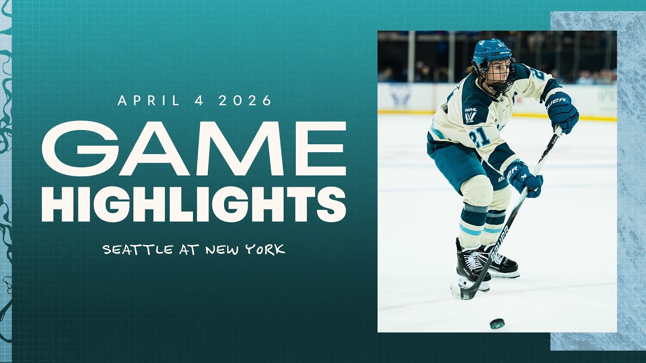 PWHL Highlights | Seattle at New York | April 4, 2026