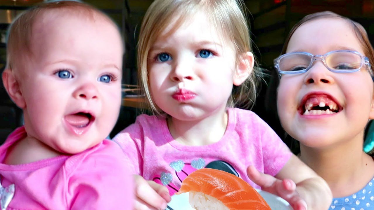 🐟FIRST SUSHI😂