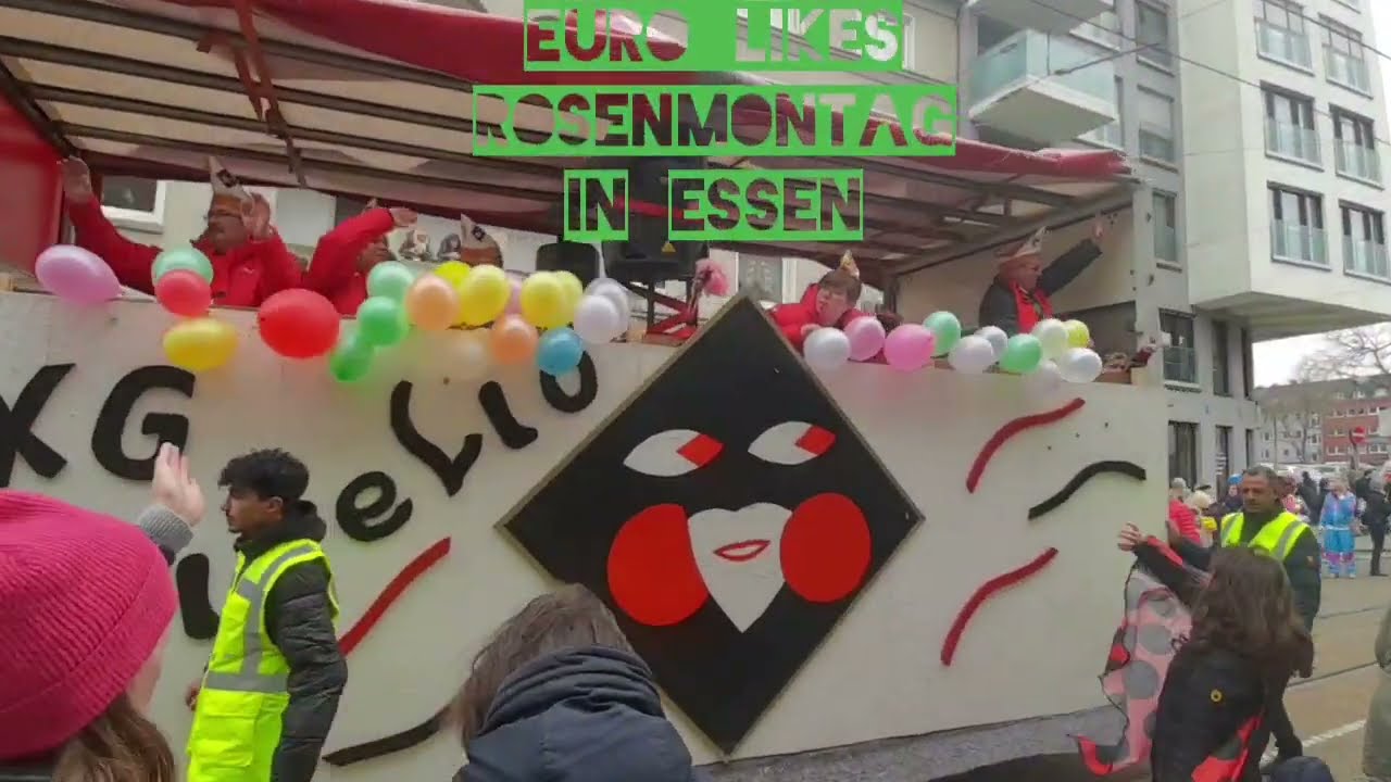Rosenmontag in Essen/Ruhr Rüttenscheid 2023. KARNEVAL 🤮