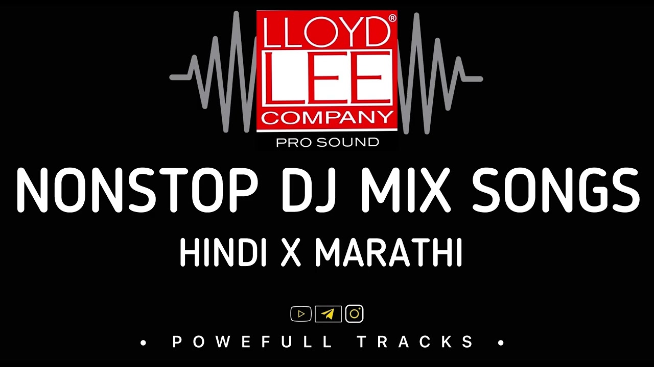 NONSTOP DJ MIX SONGS | HINDI X MARATHI | POWERFULL TRACK | 2025 | EDM & BOUNCY 