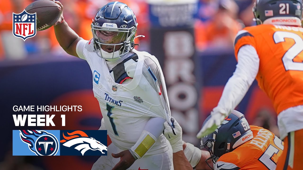 Tennessee Titans vs. Denver Broncos Game Highlights | NFL 2025 Season Week 1