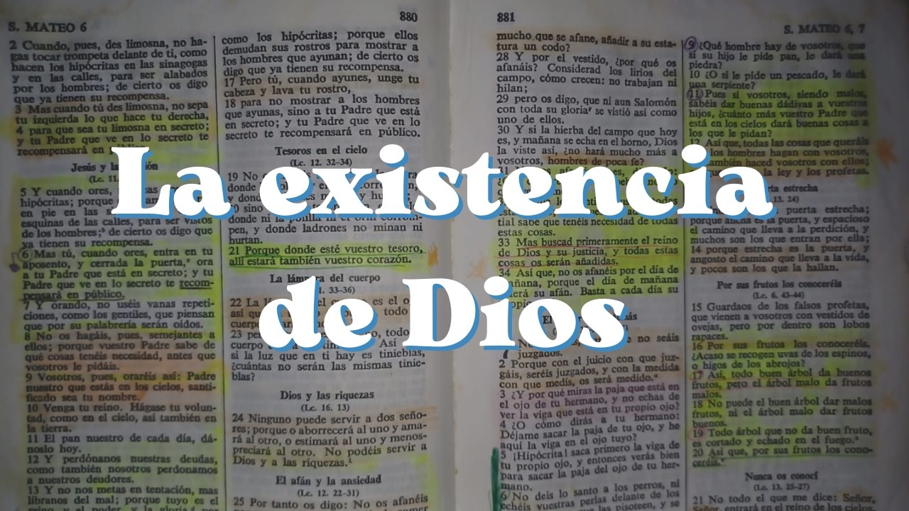 La existencia de Dios