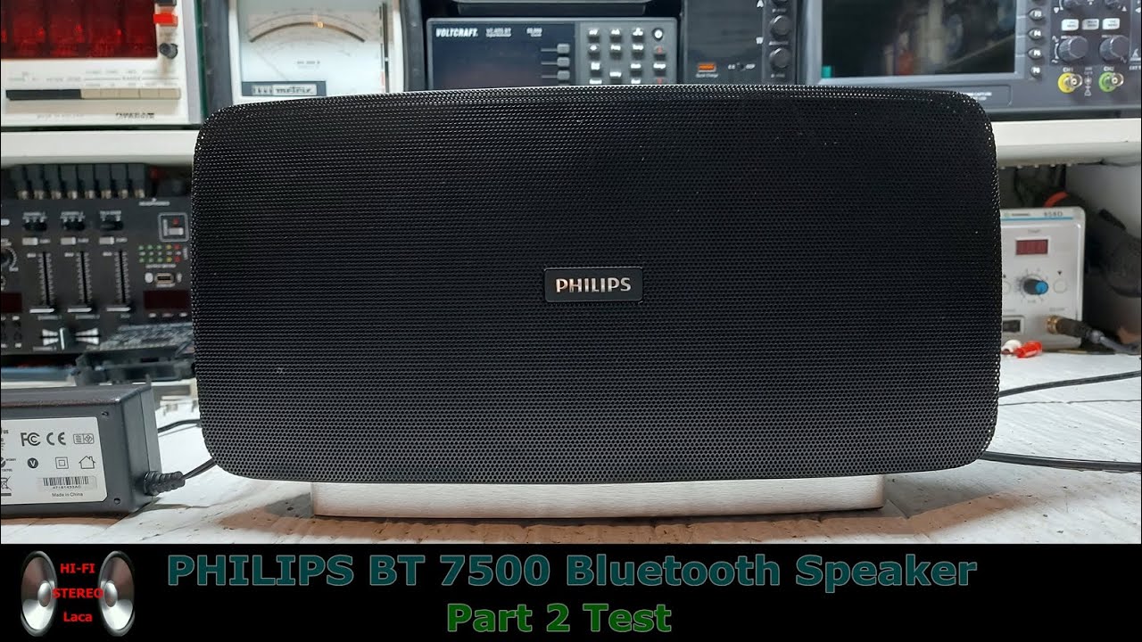 PHILIPS BT 7500 Bluetooth Speaker (2014) Part 2 Test ●