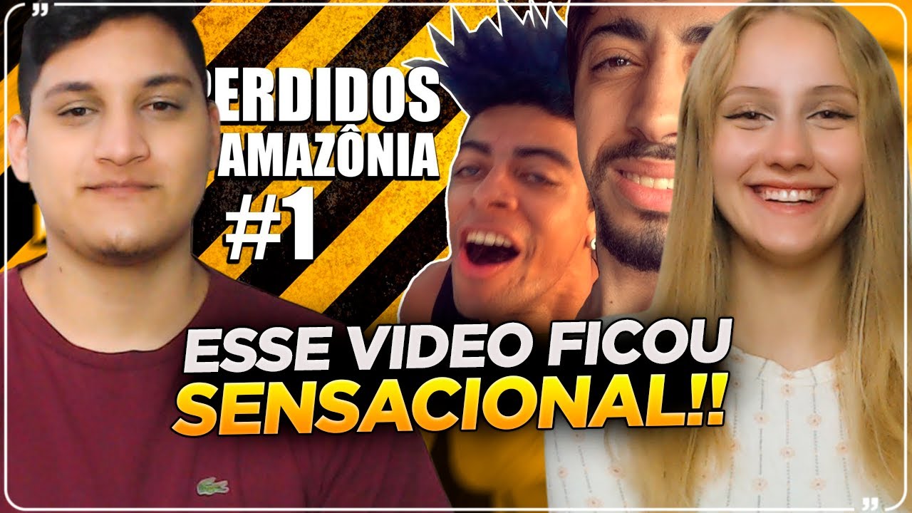REACT EM CASAL - VENDO A FLORESTA COM OUTRO ZÓIO - PERDIDOS NA AMAZÔNIA #1