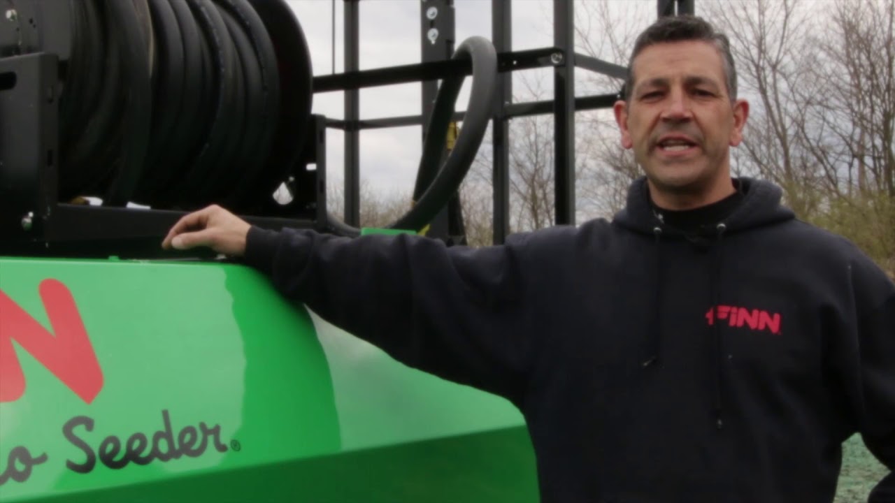 Sunbelt Mixing, Spraying & Clean up   FINN T60 HydroSeeder for YouTube1080hd