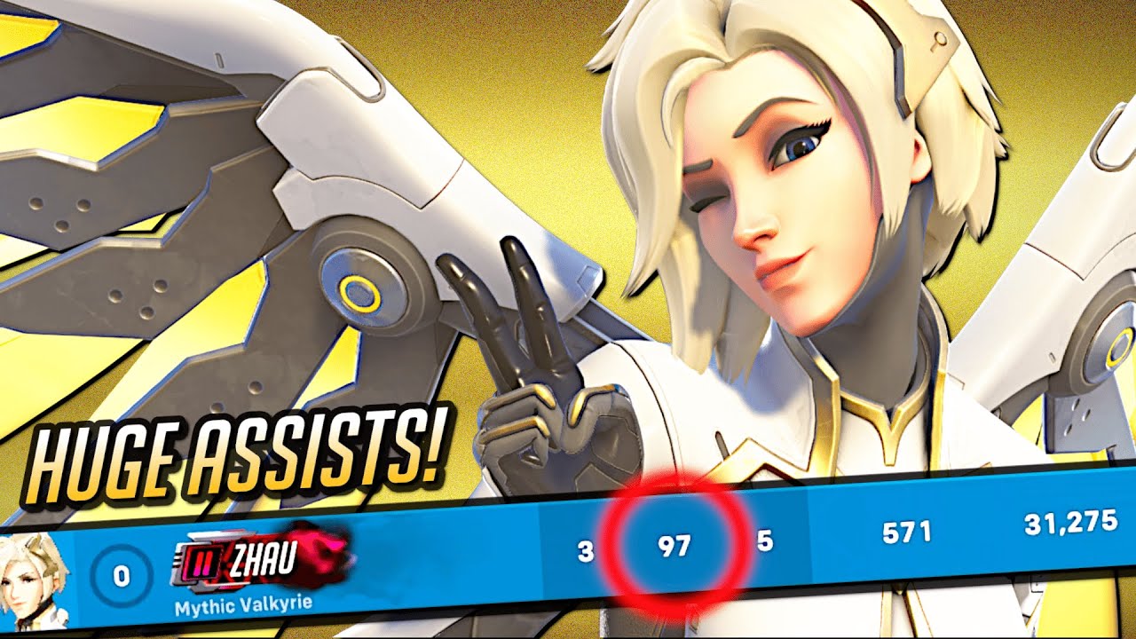 *Huge* 97 Assists With My Fav Mercy Build! 💛✨ - Overwatch 2
