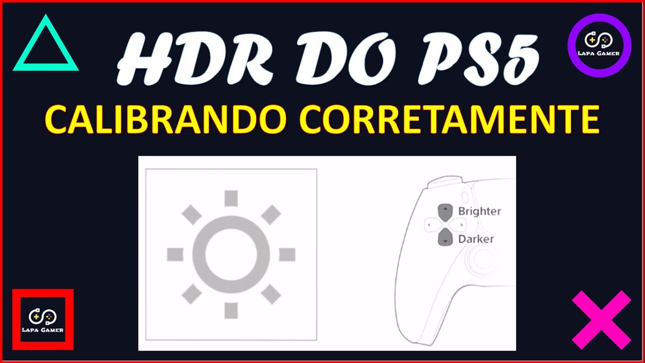 Como calibrar o HDR do Playstation 5 e Ps5 PRO na OLED-Aprenda a ajustar o HDR do PS5 para os Jogos!