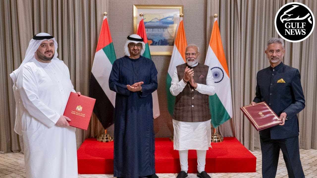 UAE President Sheikh Mohamed and Indian PM Narendra Modi discuss strengthening ties