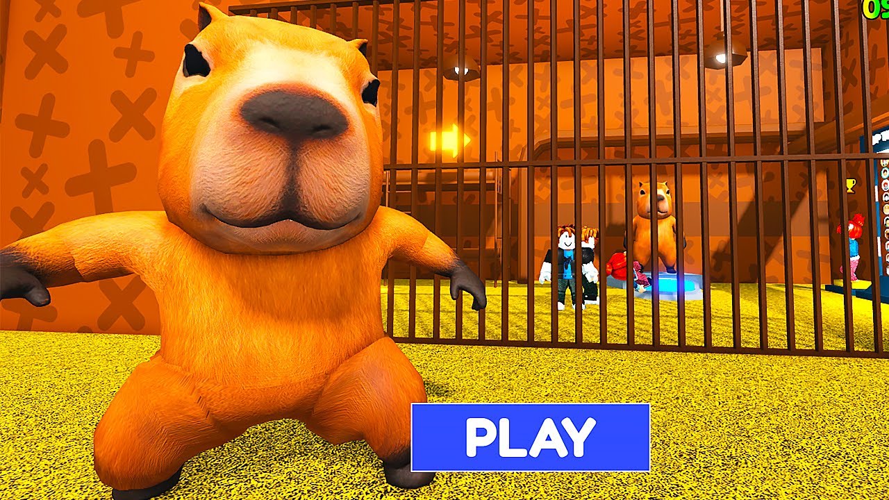 CAPYBARA BARRY'S PRISON RUN OBBY ROBLOX