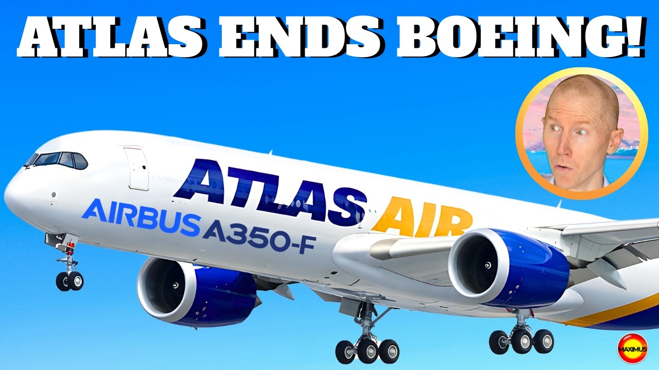 Компания Boeing получила отказ: Atlas Air приобрела Airbus A350F вместо отложенного 777X-F.