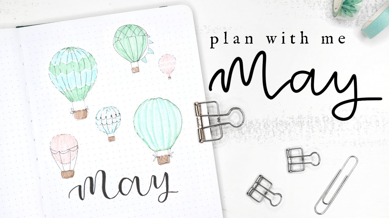 Plan With Me May 2021 | Bullet Journal Monthly Setup