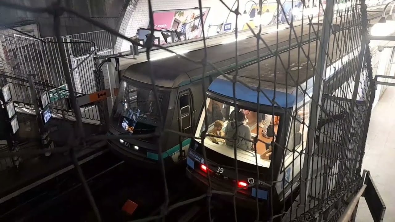 Métro ligne 4 à Cité - MP 89 CC/CA et MP 05