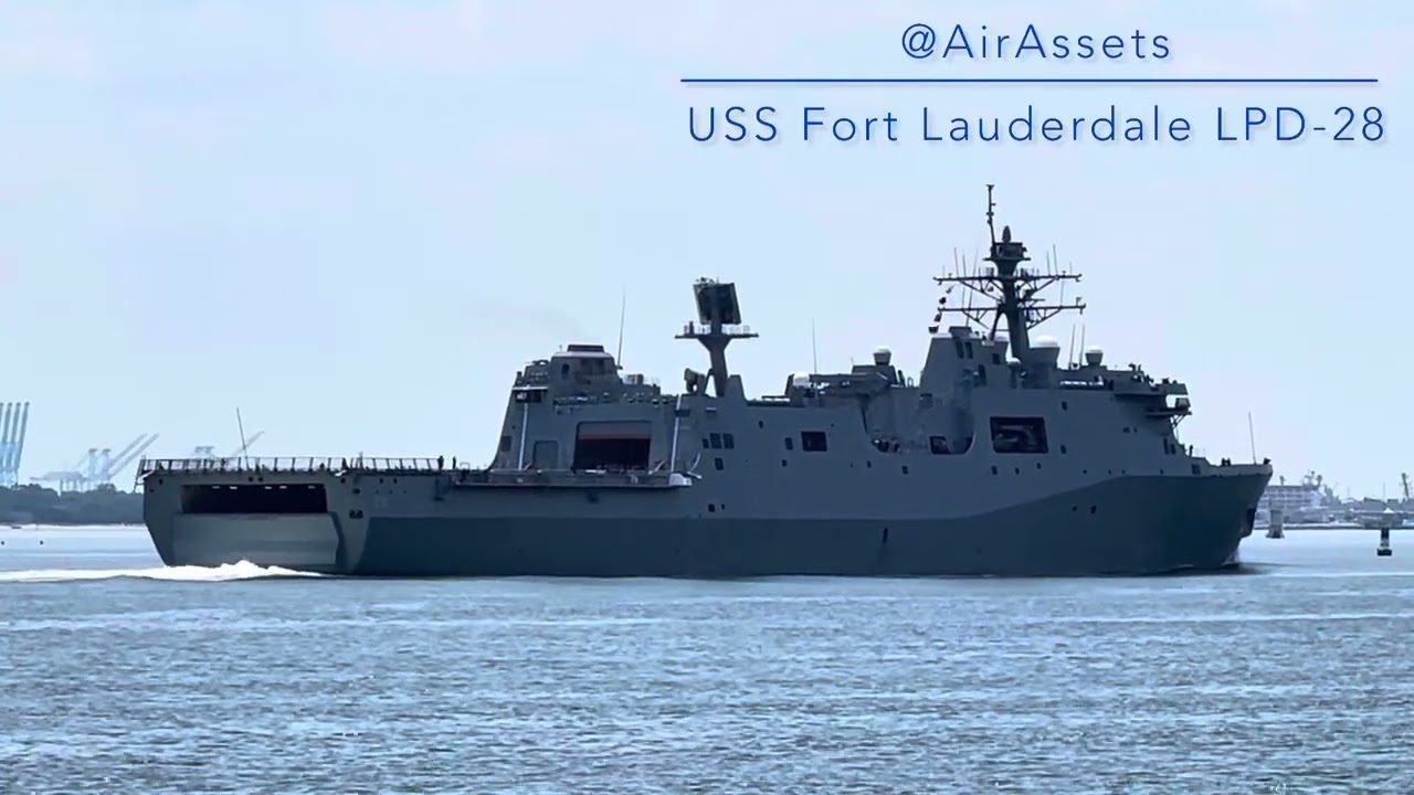 USS Fort Lauderdale (LPD 28) Inbound - July 12, 2023 - Norfolk, Virginia