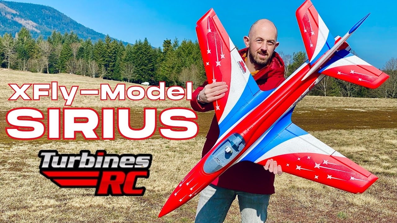 XFly-Model Sirius 80mm EDF Jet | AEROBATICS WINDY FLIGHT (English/Français) 4K