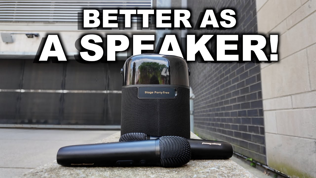Stage PARTYFREE Karaoke Machine:  Way Better As A speaker!