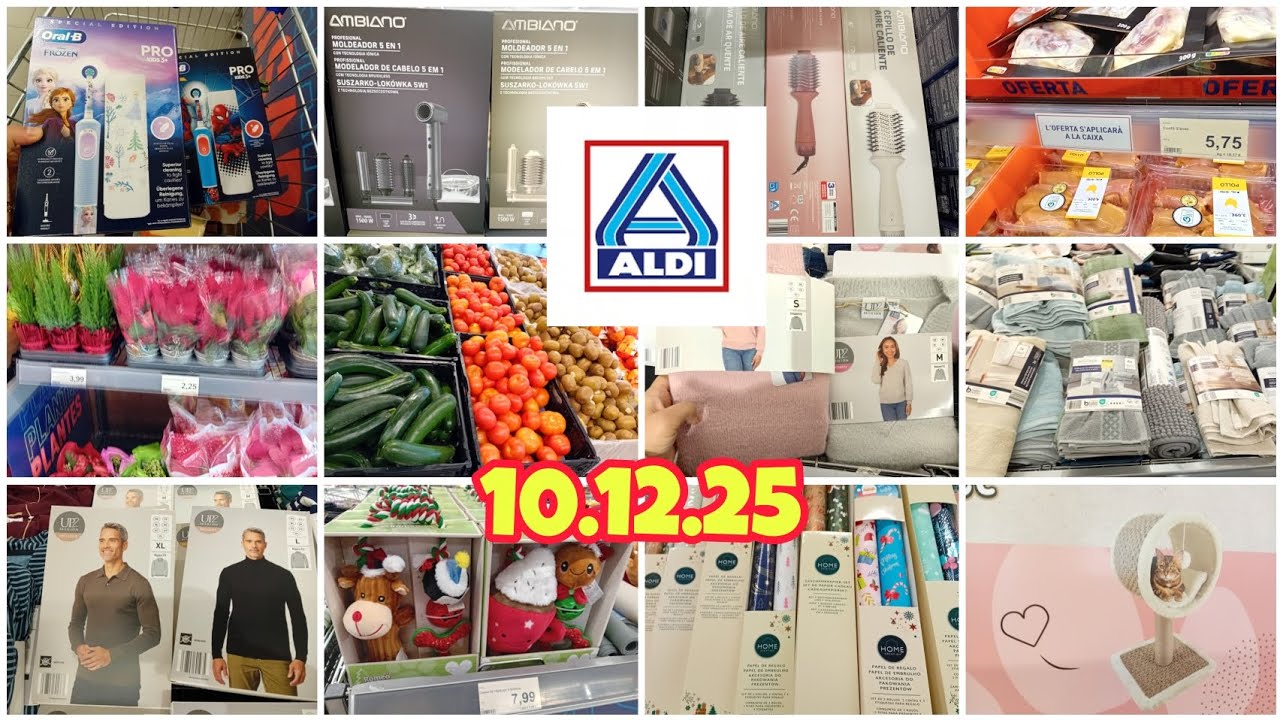 ALDI BAZAR Y ALIMENTOS 🛍 🛒  REGALOS NAVIDAD, PIJAMAS, MASCOTAS Y M&Aacute;S 10.12.25  @Amunaysuscosas 