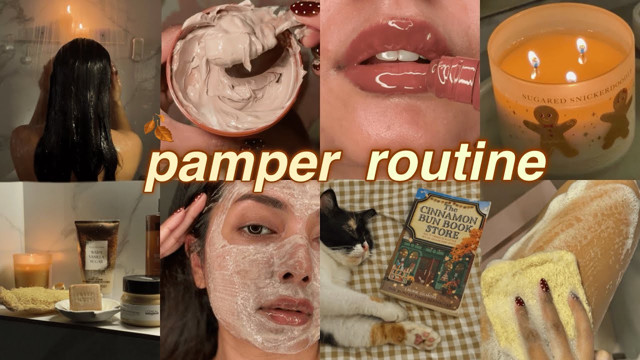 Уход за собой 🍂🤎 *уход за кожей головы, уход за телом, уход за кожей лица, душ* осенний код ✨