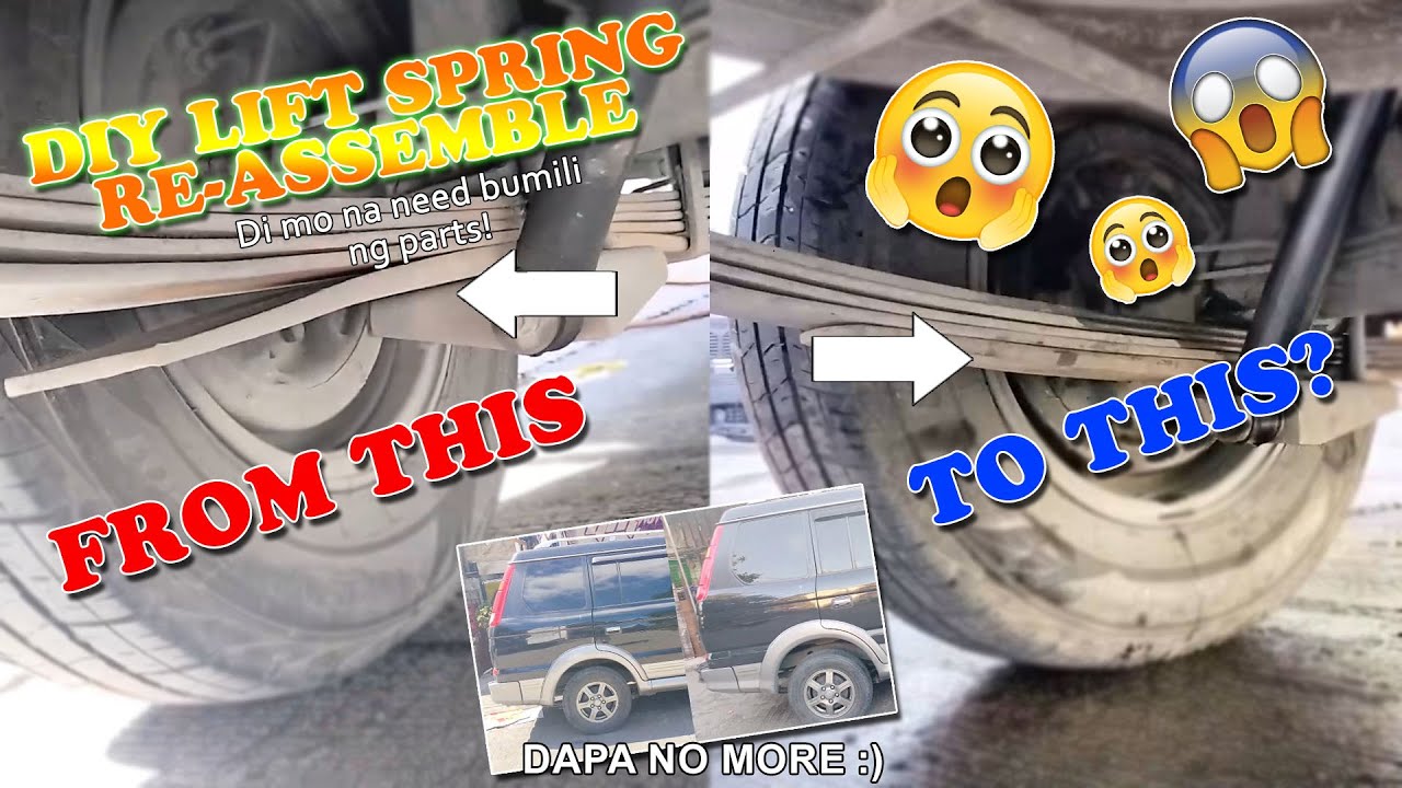 Mitsubishi Adventure ( Spring Lift Re-Assembly DIY by GM Autoworks )