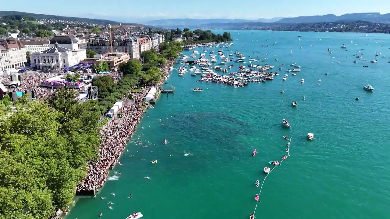 Street Parade Zürich 2024 – Einer meiner schönsten Flüge ever! @DJI #djimini4pro