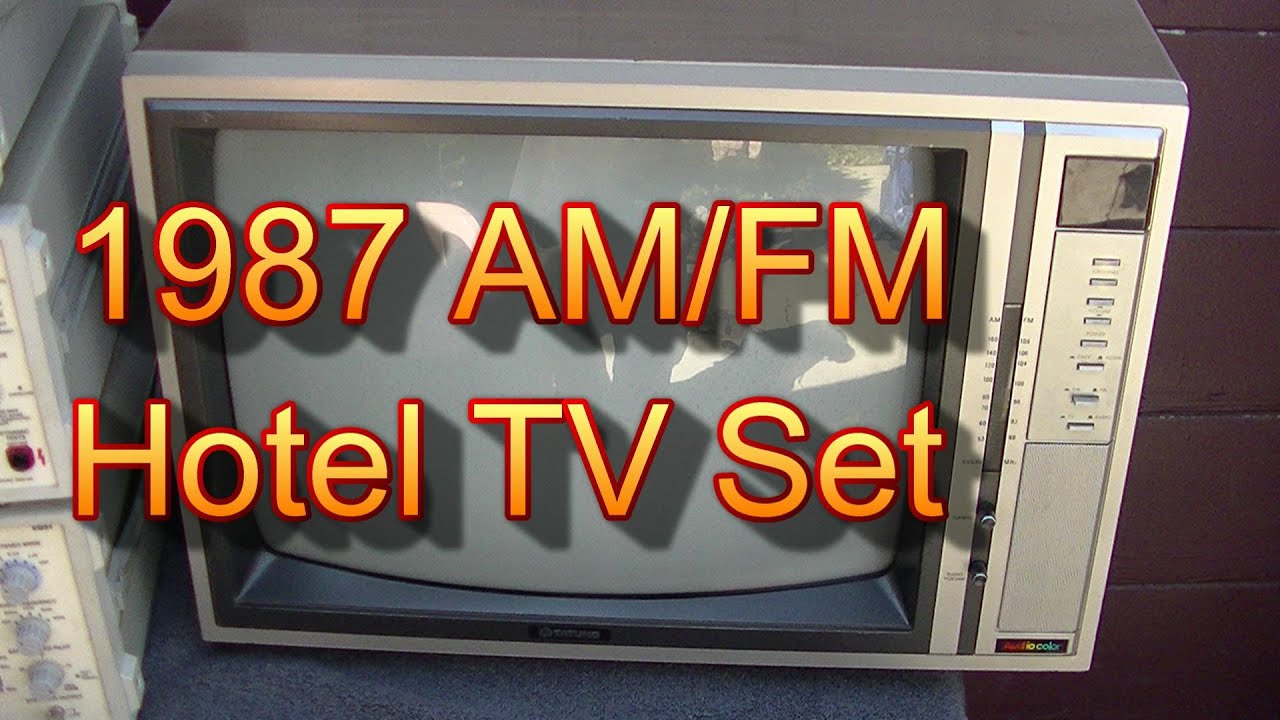 1987 Tatung Hotel Television AM FM Radio Diagnosis Ft Sencore TVA92