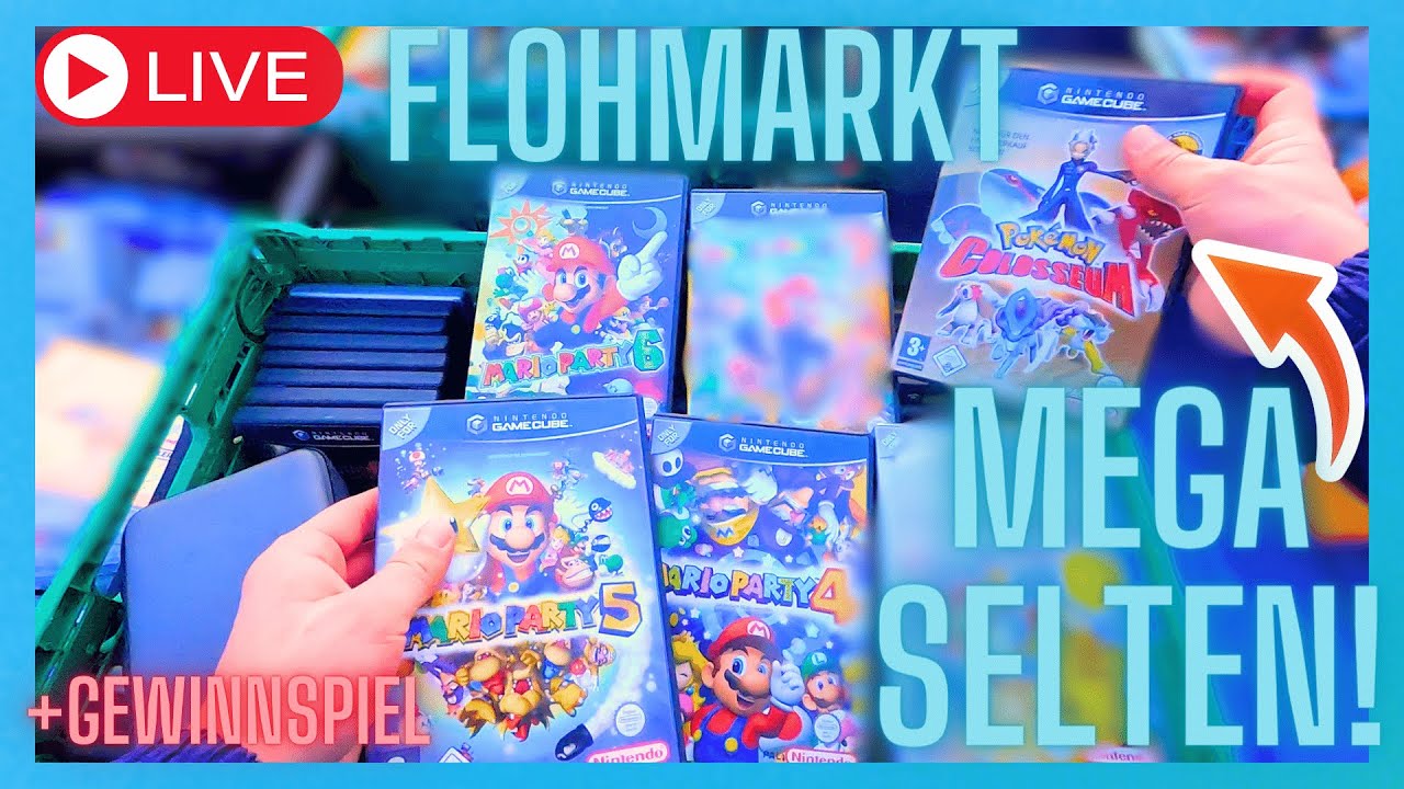 ALLES WAS ICH SUCHE🤩🔥LIVE RETRO Flohmarkt hunting💸🔥 (1000 Abo Gewinnspiel) 🔥