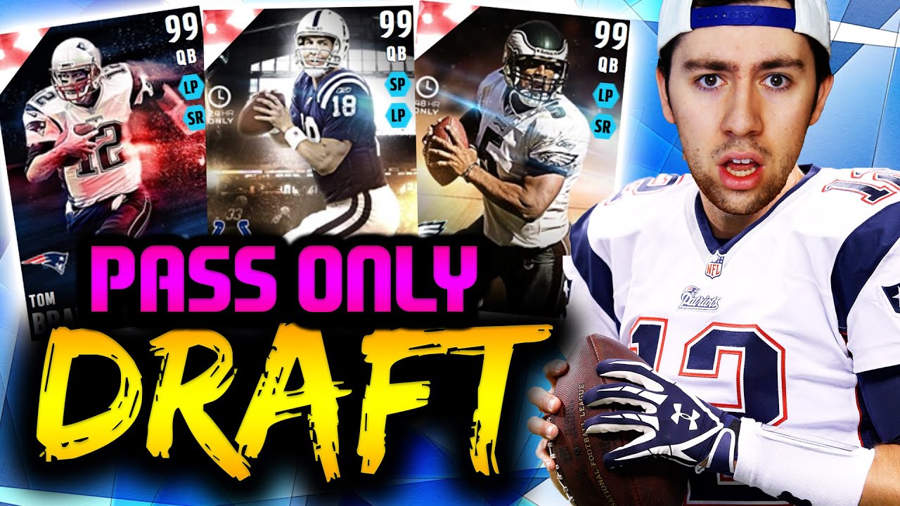 PASS ONLY DRAFT CHAMPIONS CHALLENGE!! | MADDEN 16 DRAFT CHAMPIONS