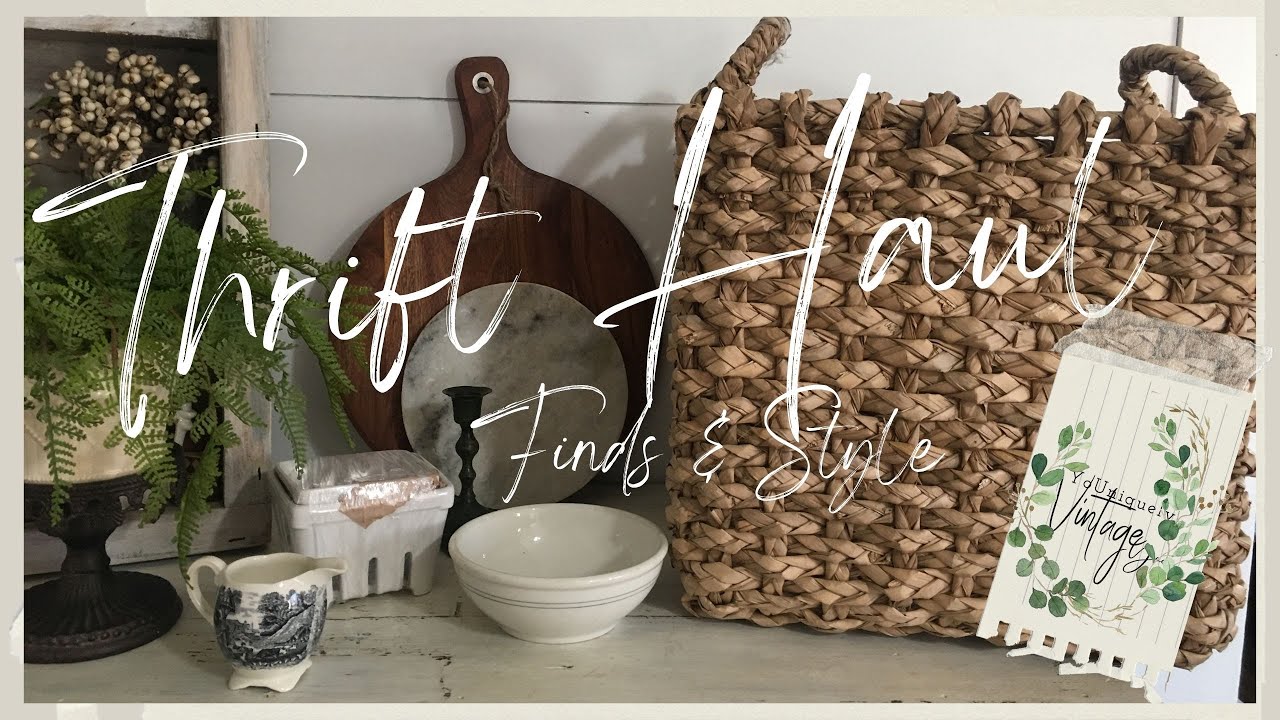 Thrifting Cottage Decor at Goodwill Prices!! Thrift and Style with US!!!