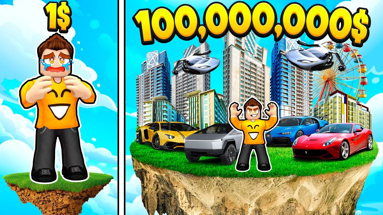 BUDUJĘ MEGA WYSPE za 100,000,000 $ w Roblox!