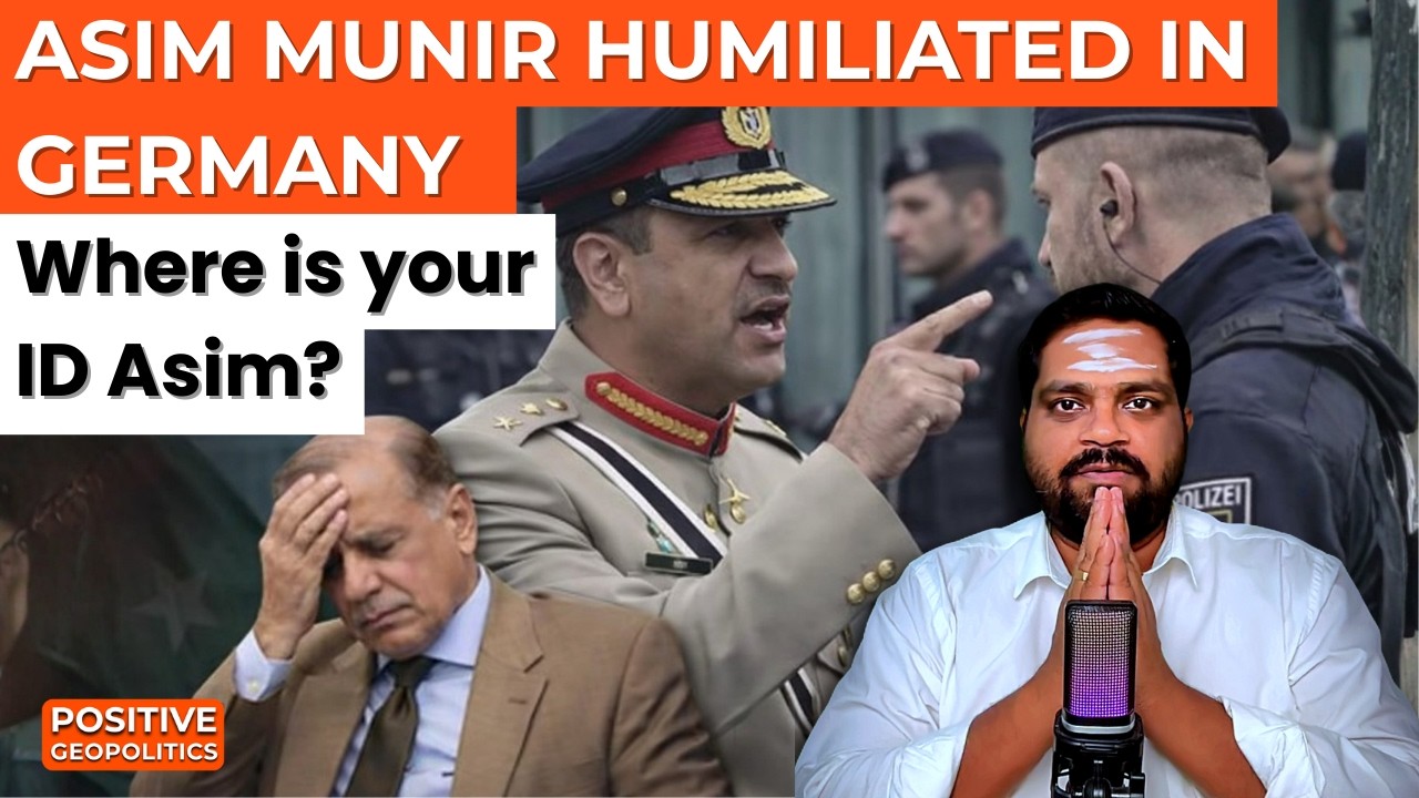ASIM MUNIR HUMILIATED IN GERMANY | Video goes Viral | Where is your ID Asim? | PositiveGeopolitics