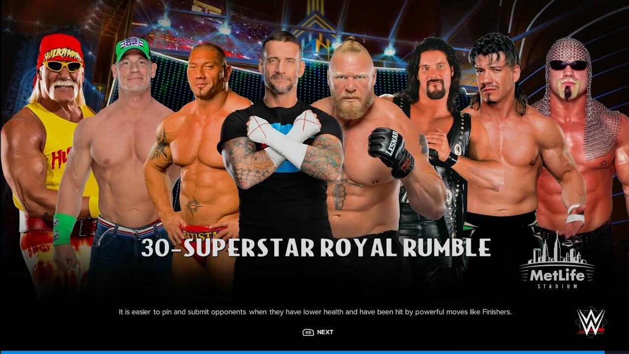 30 Man Royal Rumble Match At WrestleMania | WWE 2k25 