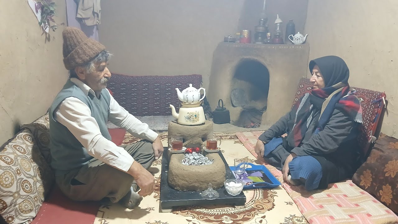 A Beautiful Village Morning in IRAN : Fresh Tandoor Bread & Simple Rural Life