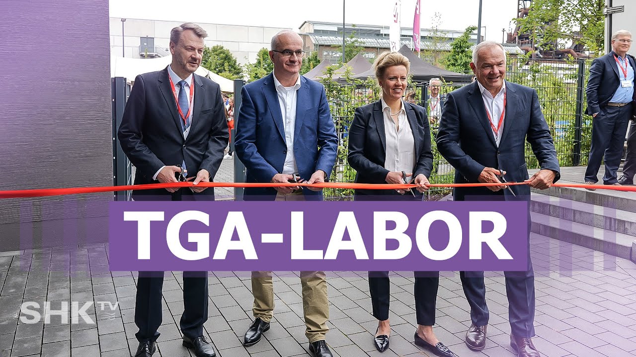 Er&ouml;ffnung des TGA-Labors: Innovation f&uuml;r die Energiewende an der TU Dortmund | SHK-TV Reportage