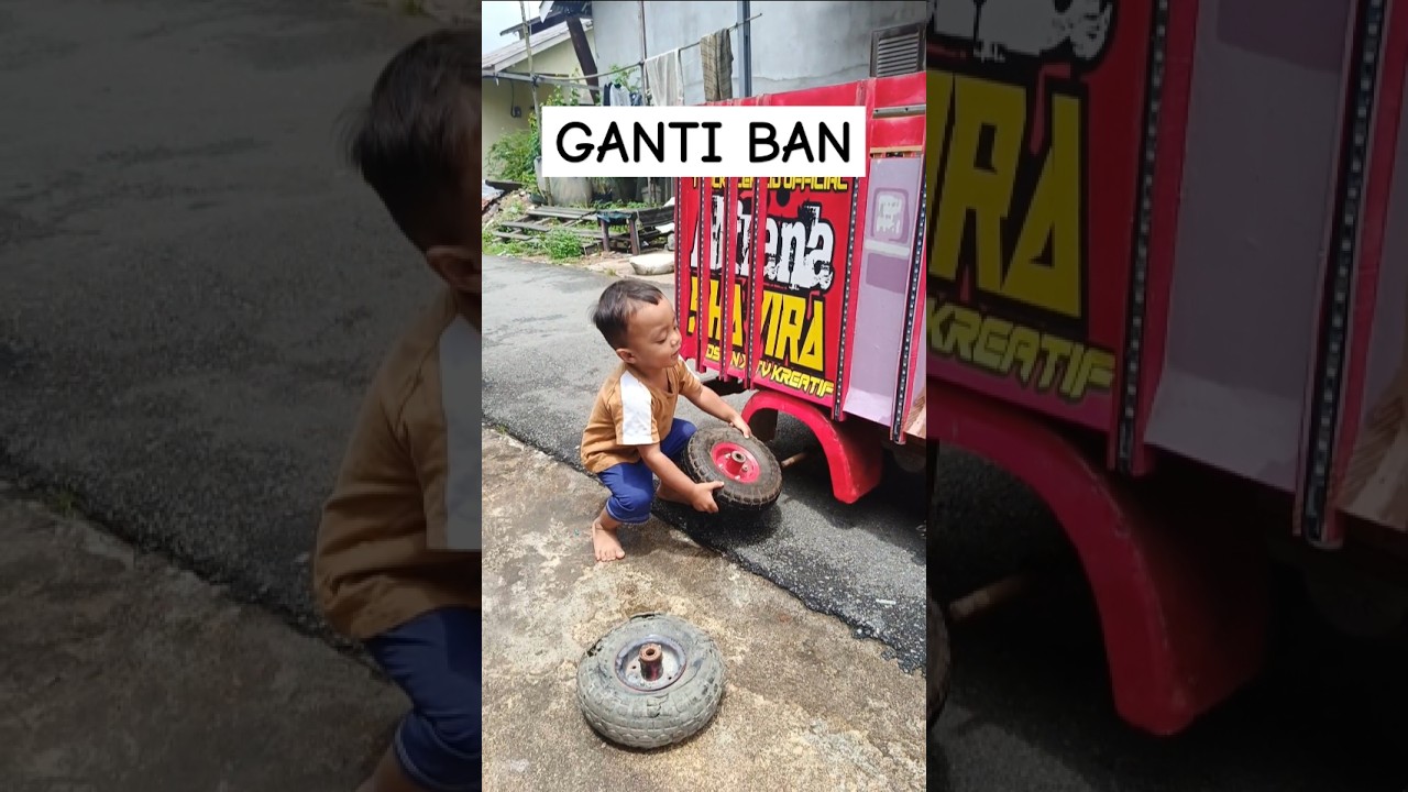 AL Ganti Ban Truk mininya