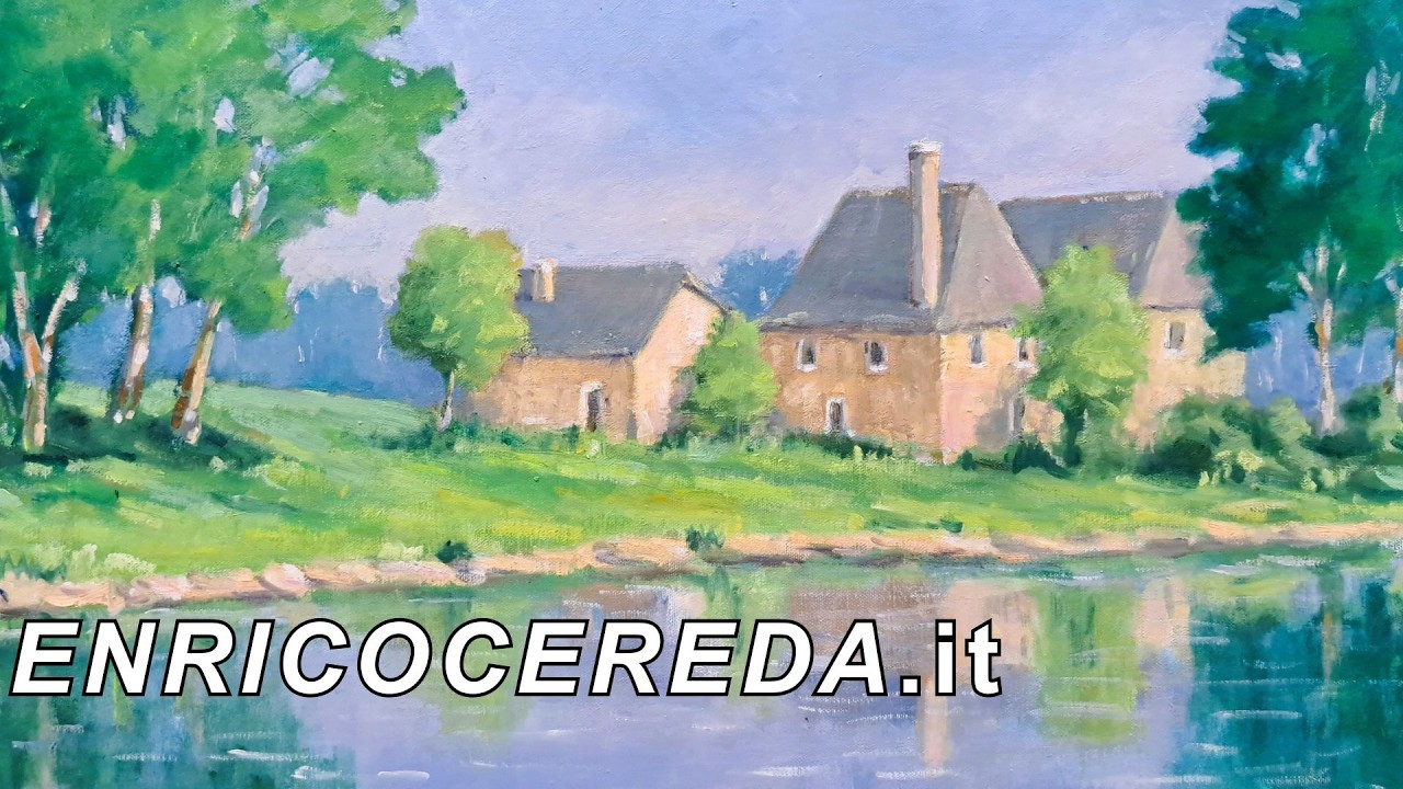 Come dipingere ad olio su tela un paesaggio della Bretagna.