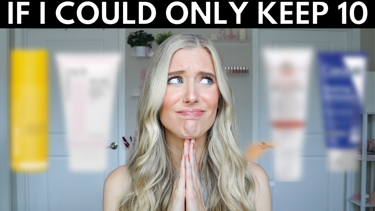 If I Could Only Keep 10 Products... Top 10 Skincare Favorites! AM + PM Skincare Routines