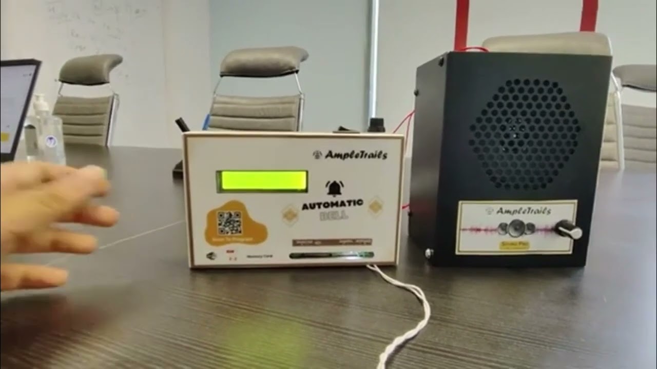 Automatic School Bell AmpleTrails Biometric Attendance System