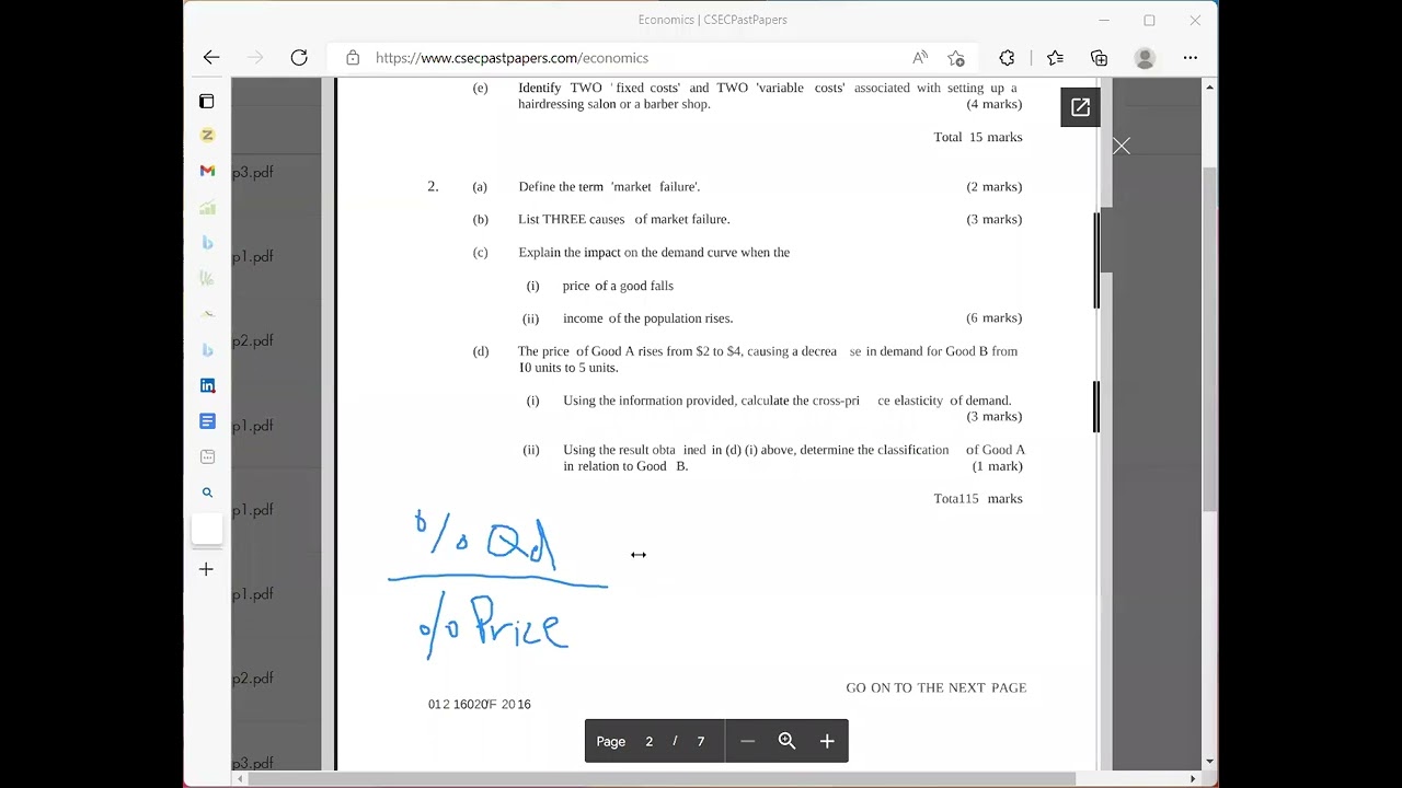2016 Economics Paper 2 -Part 1