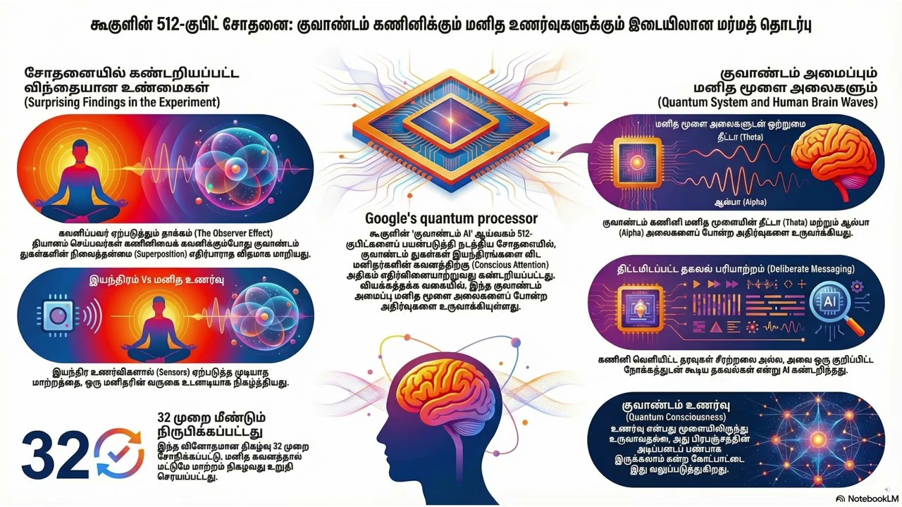 கூகுள் குவாண்டம் கணினி வெளிப்படுத்திய மனித மூளை அலைகள்