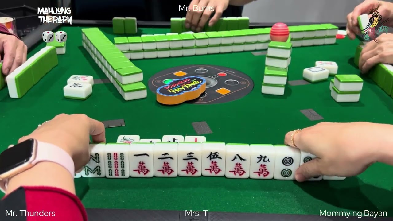 #377 April 18 2024 How to play bad cards by Mrs T 🥵🙈 #mahjongtherapy #mahjong