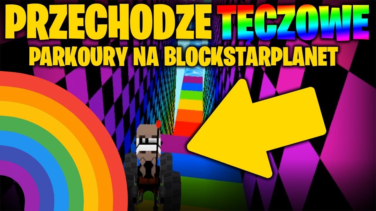 PRZECHODZĘ TĘCZOWE PARKOURY NA BLOCKSTARPLANET | KAMLOX