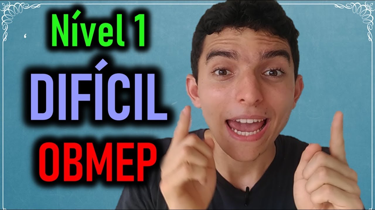 Questão MAIS DIFÍCIL do nível 1 - #4 Corrigindo a prova - OBMEP - 2019 - Fase 2