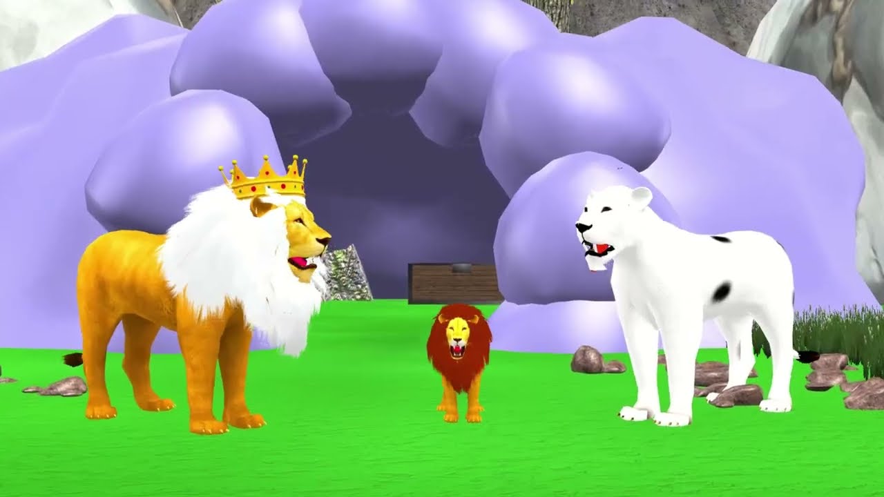 Top 03 Lion Amazing Hindi Moral Stories Collection Sher Ki Kahani - Hindi Kahaniya - Fairy Tales.
