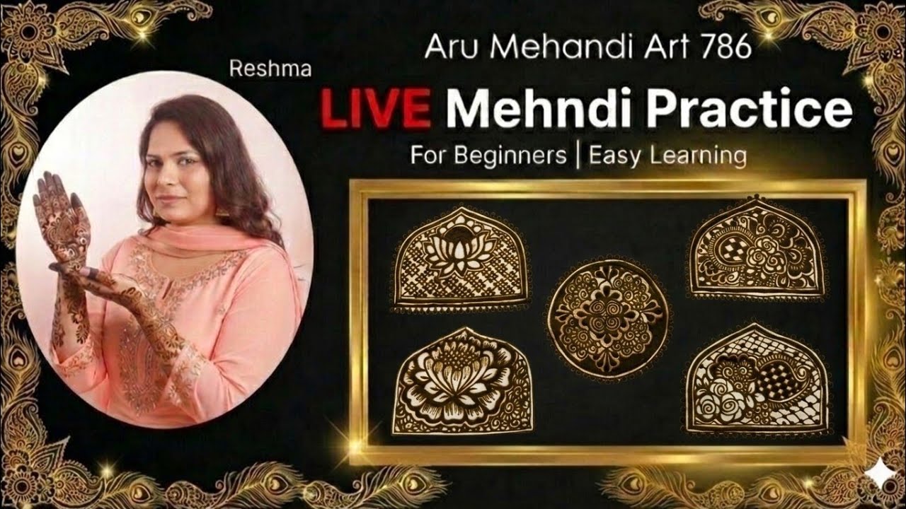 Easy Arabic Mehndi Design 2026 | Beautiful Round Mehndi Design for Hands | Simple Mehndi forBeginner