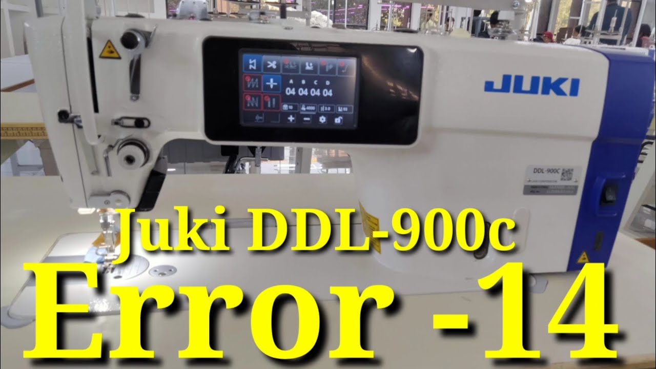 Juki DDL-900c Machine How to Remove Error-14 !! Juki DDL-900c E-14 Remove !! E-14